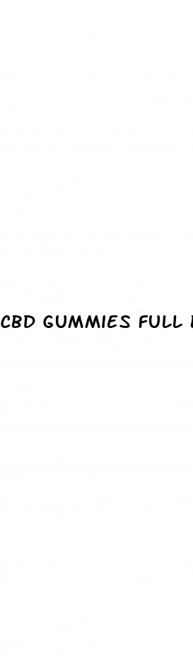 cbd gummies full body