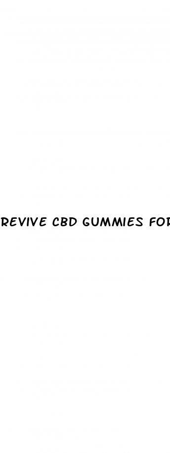 revive cbd gummies for prostate
