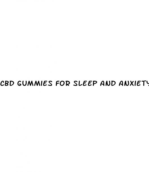 cbd gummies for sleep and anxiety amazon