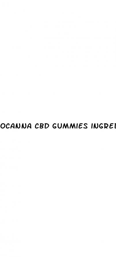 ocanna cbd gummies ingredients