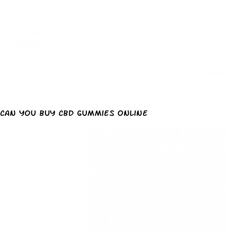 can you buy cbd gummies online