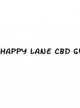 happy lane cbd gummies