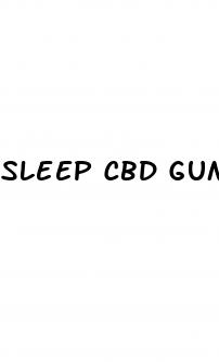 sleep cbd gummies reddit