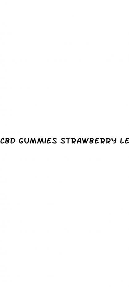 cbd gummies strawberry lemonade