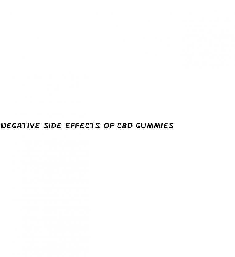 negative side effects of cbd gummies
