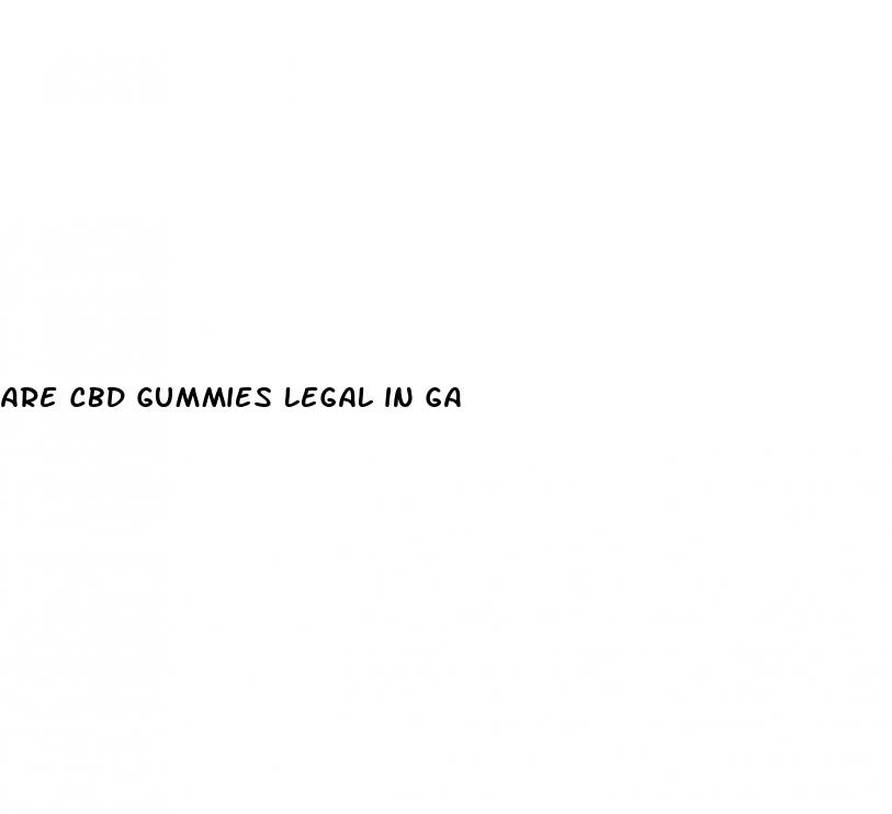 are cbd gummies legal in ga