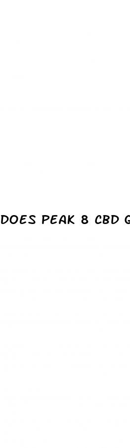 does peak 8 cbd gummies really work
