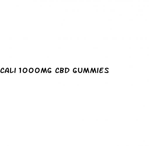 cali 1000mg cbd gummies