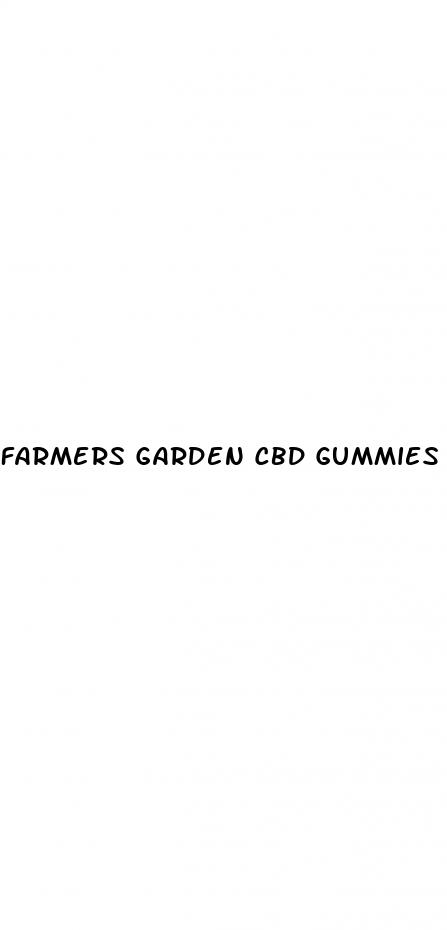 farmers garden cbd gummies