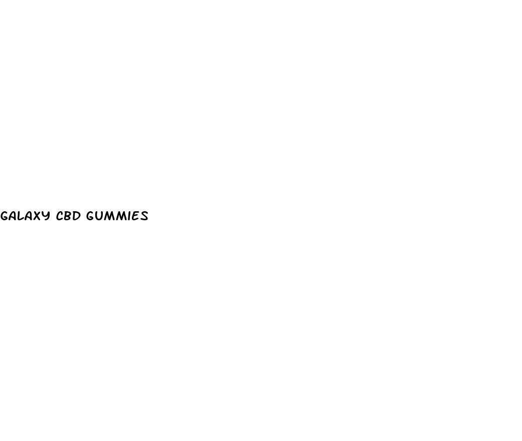 galaxy cbd gummies