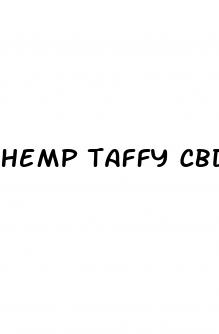 hemp taffy cbd gummies