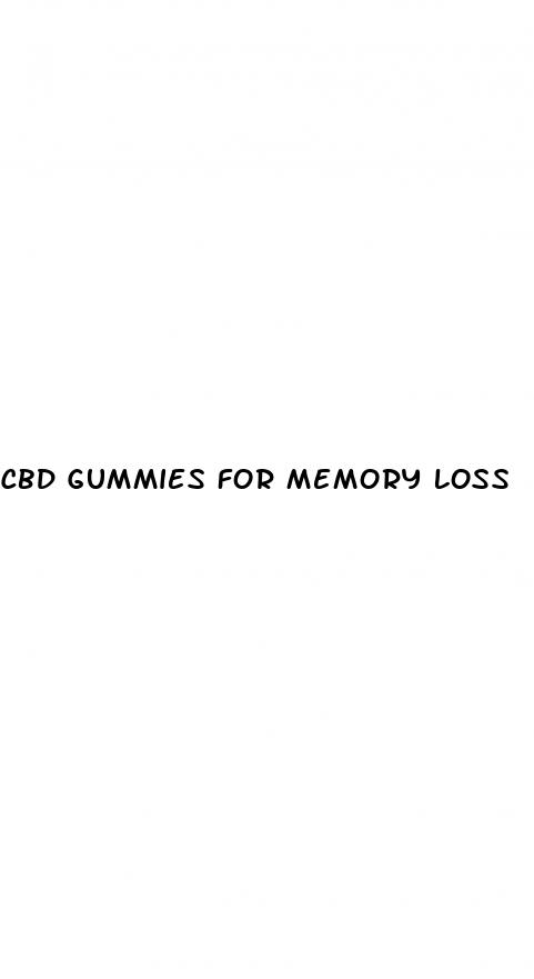 cbd gummies for memory loss