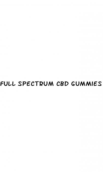 full spectrum cbd gummies 2024