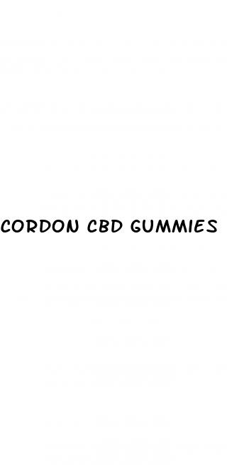 cordon cbd gummies