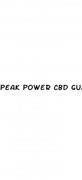 peak power cbd gummies reviews uk