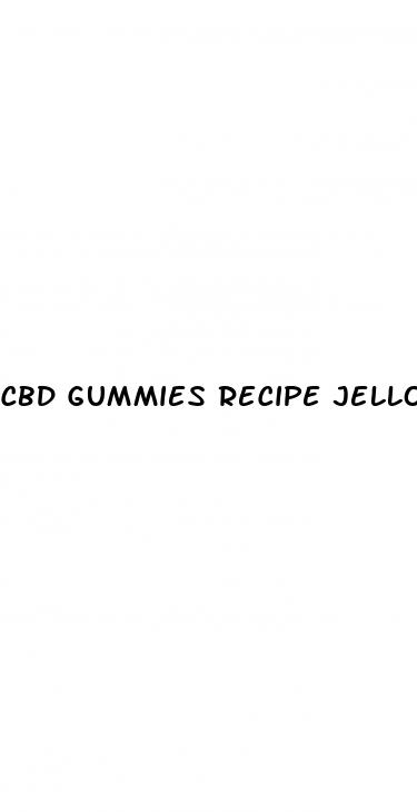 cbd gummies recipe jello