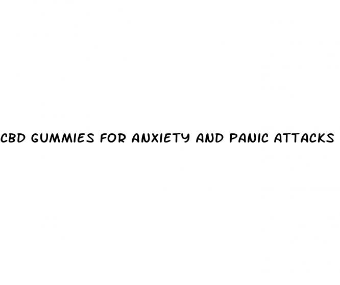 cbd gummies for anxiety and panic attacks