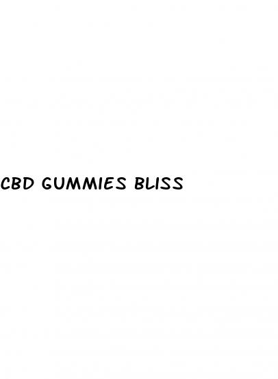 cbd gummies bliss