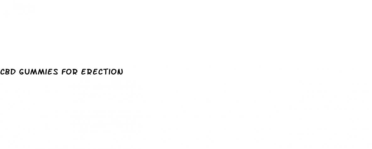 cbd gummies for erection