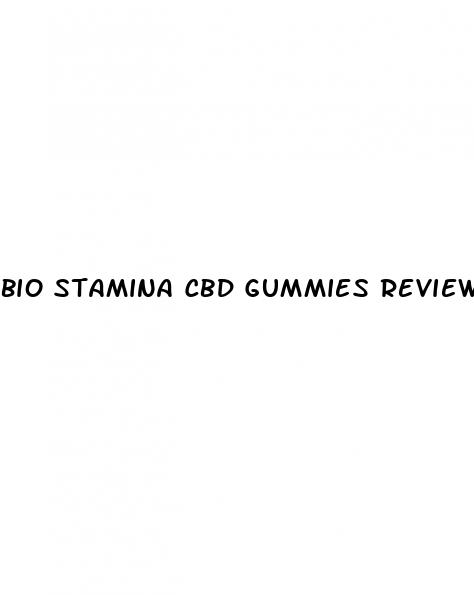 bio stamina cbd gummies review