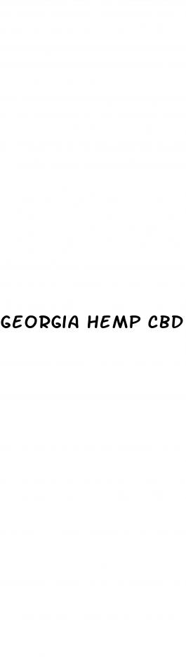 georgia hemp cbd gummies