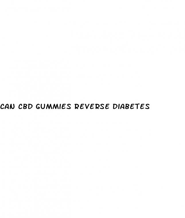 can cbd gummies reverse diabetes