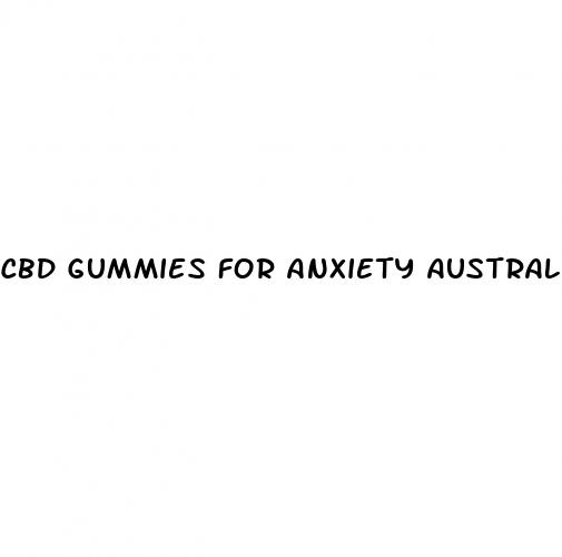 cbd gummies for anxiety australia