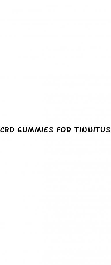 cbd gummies for tinnitus