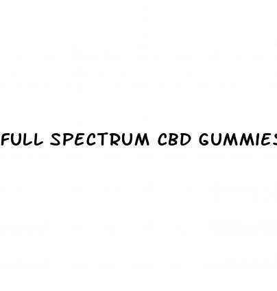 full spectrum cbd gummies for sex