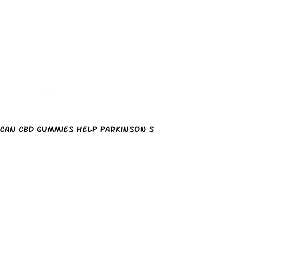 can cbd gummies help parkinson s