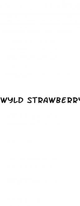 wyld strawberry cbd gummies