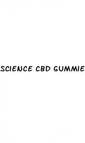 science cbd gummies for sex