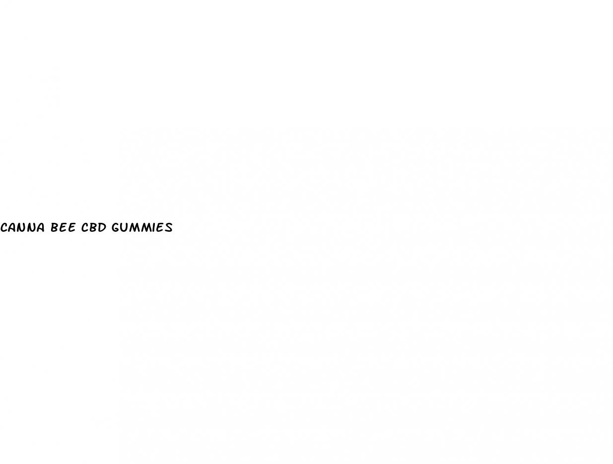 canna bee cbd gummies