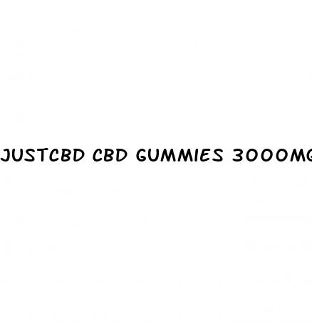 justcbd cbd gummies 3000mg jar