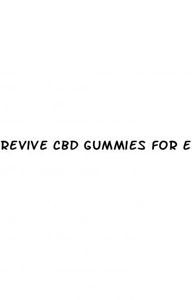 revive cbd gummies for ed