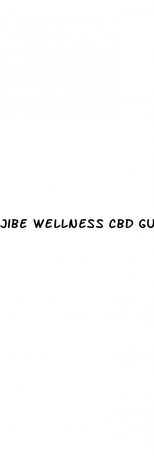 jibe wellness cbd gummies