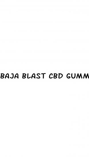 baja blast cbd gummies