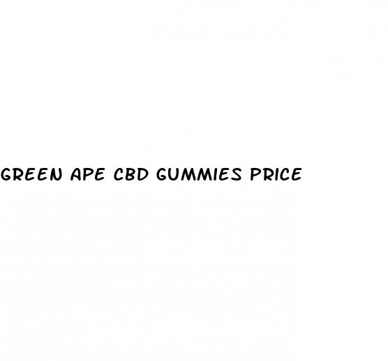 green ape cbd gummies price