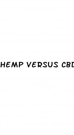 hemp versus cbd gummies