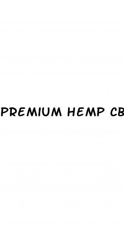 premium hemp cbd gummies