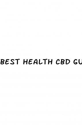 best health cbd gummies