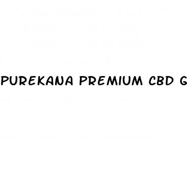 purekana premium cbd gummies for hair loss