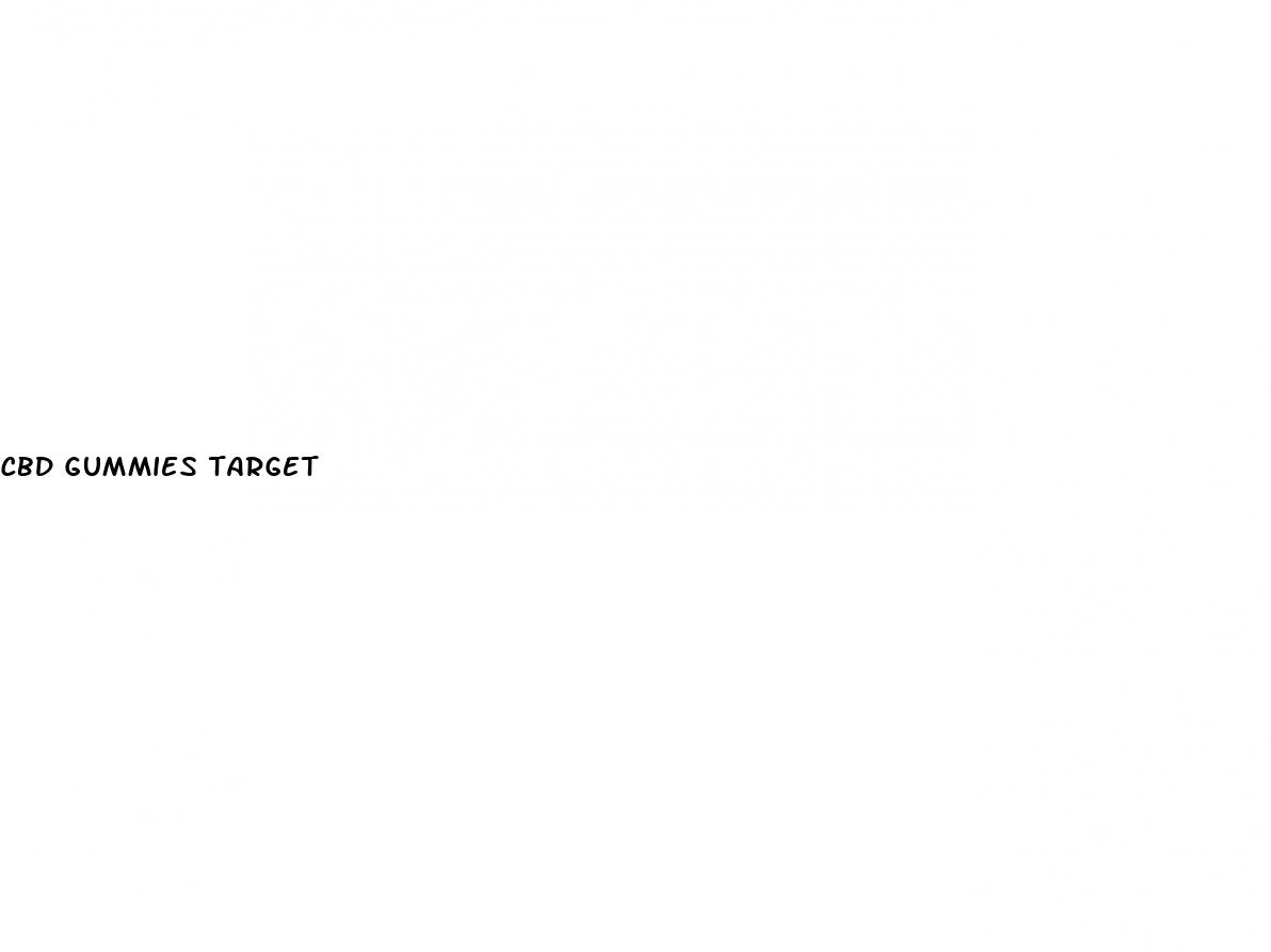 cbd gummies target