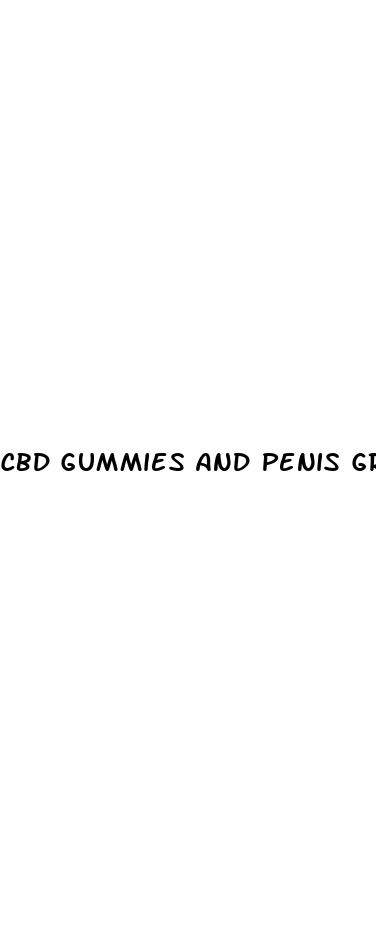 cbd gummies and penis growth