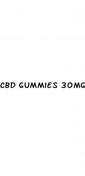 cbd gummies 30mg each