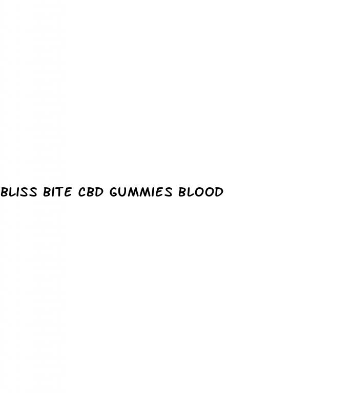 bliss bite cbd gummies blood