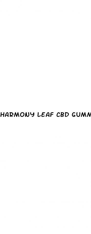 harmony leaf cbd gummies for penile growth
