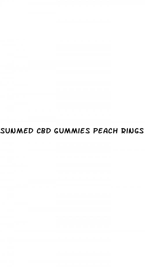 sunmed cbd gummies peach rings review