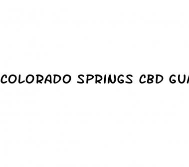 colorado springs cbd gummies