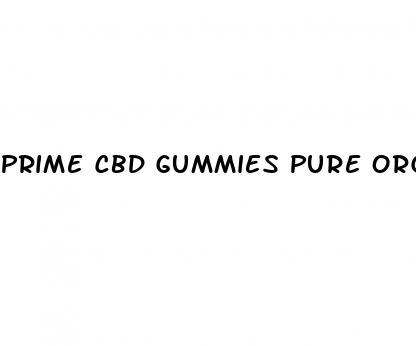 prime cbd gummies pure organic hemp extract